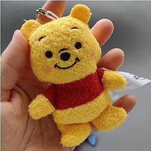 Winnie Pooh Stuffed Plush Bear Keychain