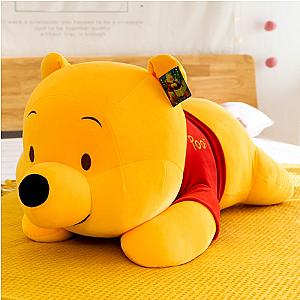 25-47cm Yellow Winnie The Pooh Cartoon Prone Posture Stuffed Toy Plush