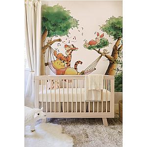 Winnie The Pooh Hammock Swing Tied On Tree Piglet Wall Decal Sticker