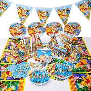 Disney Winnie The Pooh Theme Double-sided Film Balloon Kids Birthday Party Decorations Supplies
