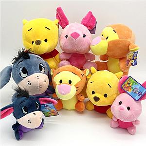 Winnie the Pooh Bear Tiger Pig Anime Cute Cartoon Toys Keychain