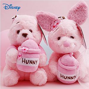 23cm Pink Piglet and Winnie The Pooh Bear With Honey Jar Plush