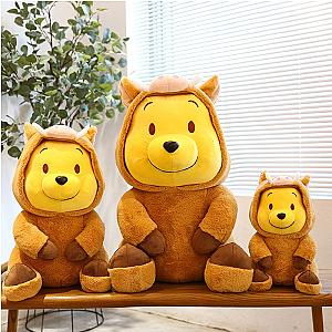 35-70cm Brown Winnie The Pooh Transform Cute Stuffed Doll Plush