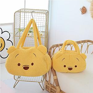 Winnie the Pooh Cartoon Large Capacity Plush Handbag