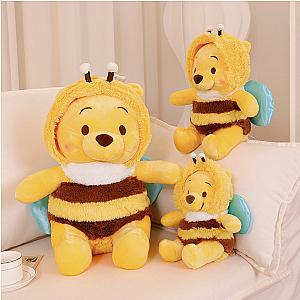 25-50cm Yellow Bee Winnie The Pooh Bear Stuffed Doll Toys Plush