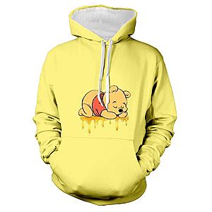 Winnie the Pooh 3D Printing Sleeping Bear Hoodies