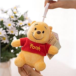 13cm Winnie the Pooh Cute Cartoon Characters Plush Keychain