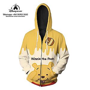 Winnie the Pooh Cartoon Bear and Honey Jar Hoodie