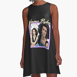 80s Winona Ryder A-Line Dress