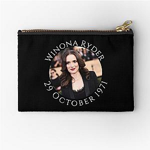 Winona Ryder - 29 October 1971 Zipper Pouch