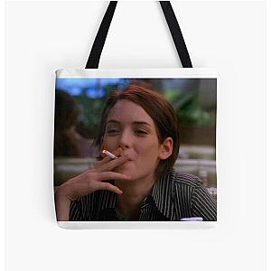 Winona Ryder All Over Print Tote Bag