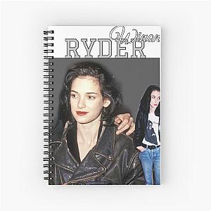 Winona Ryder 1990s Spiral Notebook