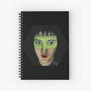 Lydia Deetz Winona Ryder in Tim Burton's Beetlejuice 80s cinema Spiral Notebook