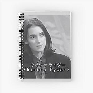 Winona Ryder Spiral Notebook