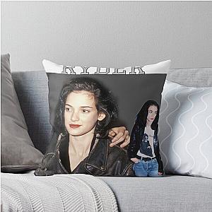 Winona Ryder 90s Throw Pillow