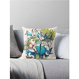 Tongari boushi no atelier - witch hat atelier Throw Pillow