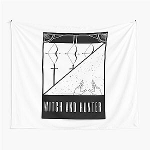 Enemies to lovers. The witch and the hunter Tapestry