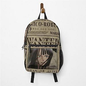 Nico Robin Wanted Bounty Poster Devil Child Backpack