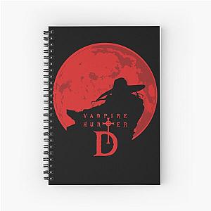 Logo blood Vampire Hunter D film anime poster Spiral Notebook