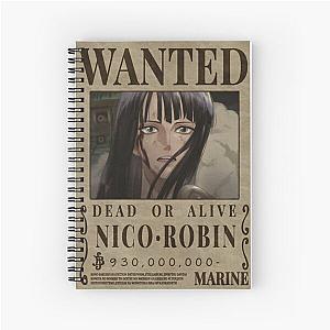 Nico Robin Wanted Bounty Poster Devil Child Spiral Notebook