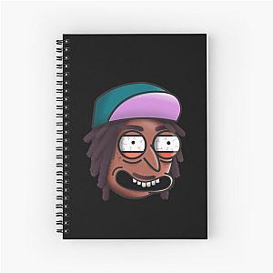 wiz khalifa cartoon Spiral Notebook