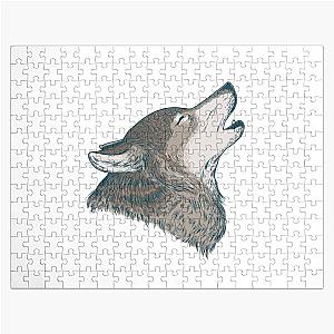 Cool Wolf Children's Illustration Puzzle