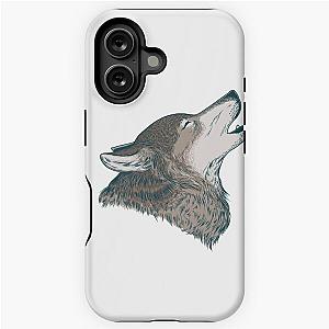 Cool Wolf Illustration iPhone Tough Case