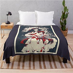 Birthday Gift for Wolf Children Family Throw Blanket