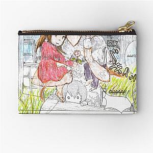 Wolf Children Zipper Pouch