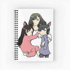 Wolf Children Spiral Notebook