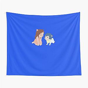 The Wolf Children Sticker Tapestry