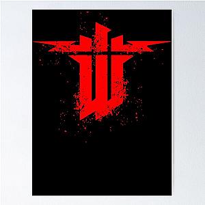 grunge of wolfenstein Poster