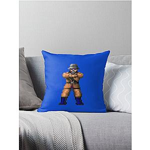 Wolfenstein 3D Guard Throw Pillow