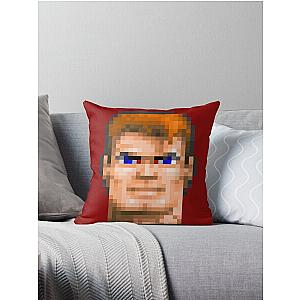 Wolfenstein 3D - BJ Blazkowicz Throw Pillow