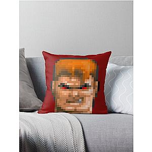 Wolfenstein 3D - BJ Blazkowicz - I am Death Incarnated! Throw Pillow