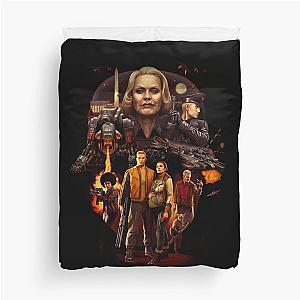 Wolfenstein 2 (Wolfenstein 2 Elite Soldat Shape Collage) Duvet Cover