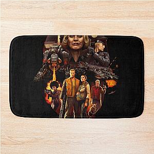 Wolfenstein 2 (Wolfenstein 2 Elite Soldat Shape Collage) Bath Mat