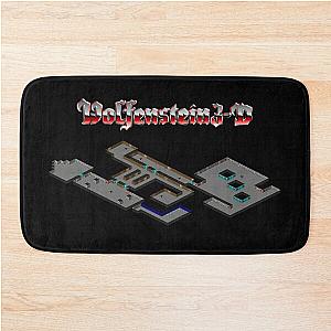 Wolfenstein 3-D E6M9 Bath Mat