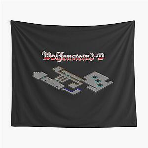 Wolfenstein 3-D E6M9 Tapestry