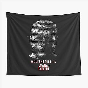 B.J. Blazkowicz Typography Piece Wolfenstein II the new Colossus Tapestry