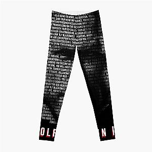 B.J. Blazkowicz Typography Piece Wolfenstein II the new Colossus Leggings