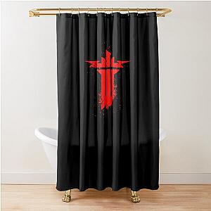 grunge of wolfenstein Shower Curtain