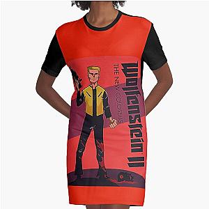 Wolfenstein Fashion Graphic T-Shirt Dress