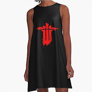 grunge of wolfenstein A-Line Dress