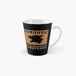 Kampfhund - Mechanischer Kampfund - Wolfenstein - Warning Sign Tall Mug