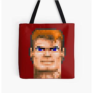 Wolfenstein 3D - BJ Blazkowicz All Over Print Tote Bag