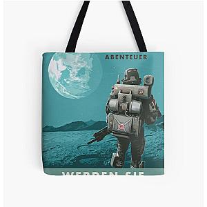 Wolfenstein Propaganda Adventure Poster All Over Print Tote Bag