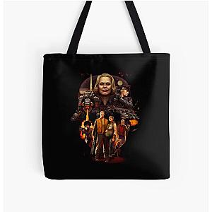 Wolfenstein 2 (Wolfenstein 2 Elite Soldat Shape Collage) All Over Print Tote Bag