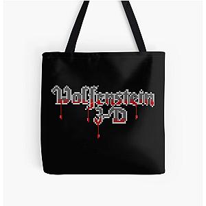 WoLFeNSTeiN 3-D All Over Print Tote Bag