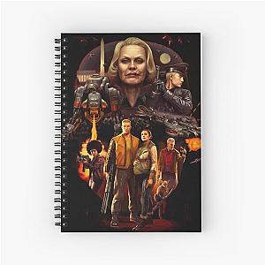 Wolfenstein 2 (Wolfenstein 2 Elite Soldat Shape Collage) Spiral Notebook